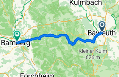 Route in der Bikemap App öffnen