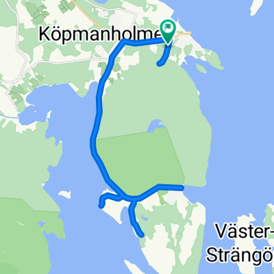 Alviksvägen, Köpmanholmen to Alviksvägen, Köpmanholmen