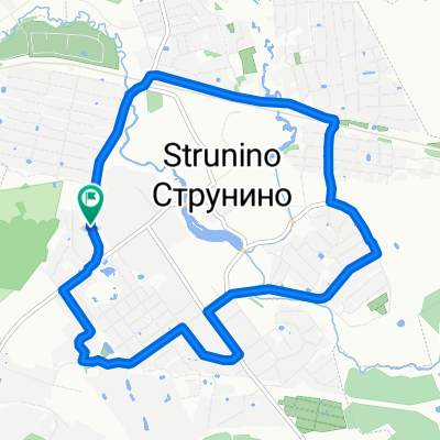 Весенняя улица, Струнино до улица Некрасова, Струнино