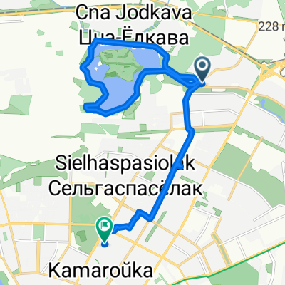 vulica Hamarnika 30, Minsk to vulica Maksima Bahdanoviča 88, Minsk