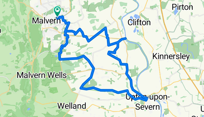 Waterside, Worcester to Guarlford Road, Malvern