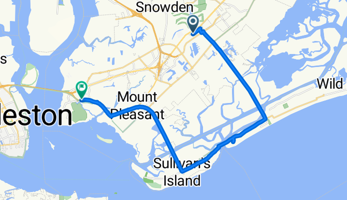 Belk Drive to Coleman Blvd / Patriots Point Rd