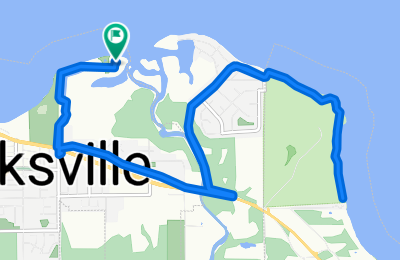 Parksville to Rathtrevor Beach Trail to Parksville