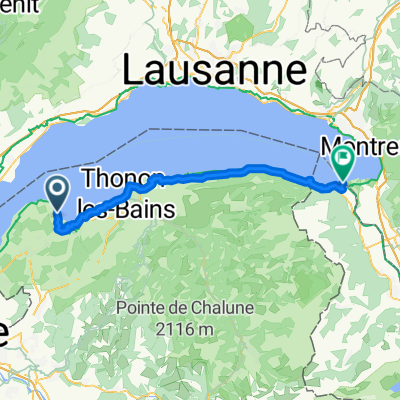 From Excenevex to Port-Valais