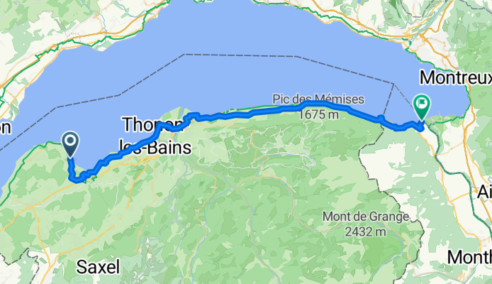 From Excenevex to Port-Valais