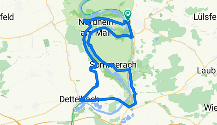 Die Volkacher Mainschleifentour