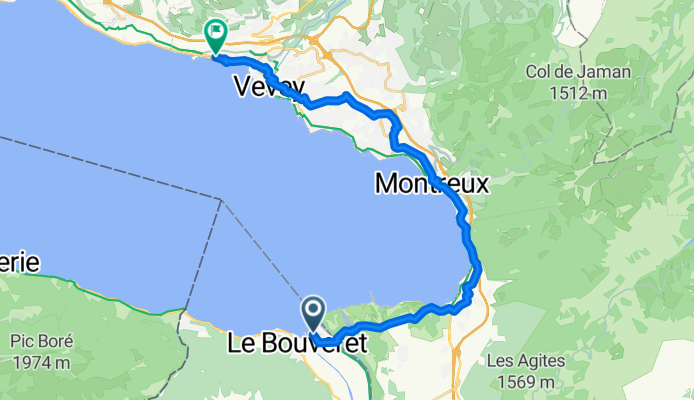 From Port-Valais to Corseaux