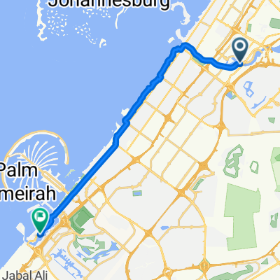 Canal Walk, Dubai to King Salman bin Abdulaziz Al Saud Street, Dubai