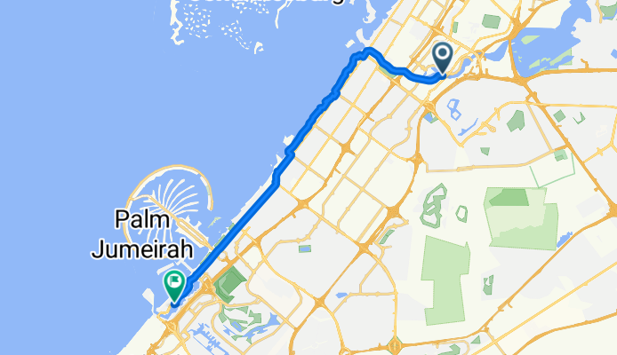 Canal Walk, Dubai to King Salman bin Abdulaziz Al Saud Street, Dubai