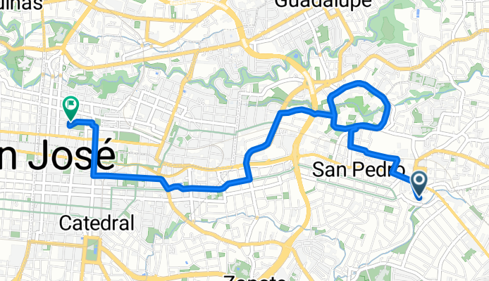 Calle 71A, San José a Calle 5 José Daniel Zúñiga, San José