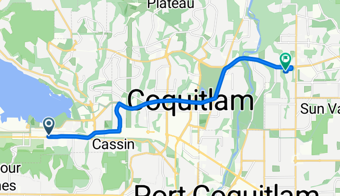 Spring St, Port Moody to Creekstone Terr, Coquitlam