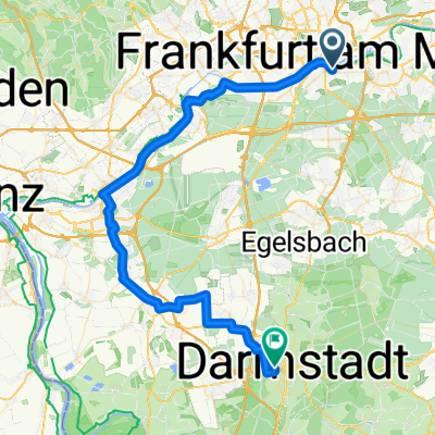 Von Frankfurt am Main bis Darmstadt