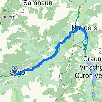 From Scuol to Curon Venosta