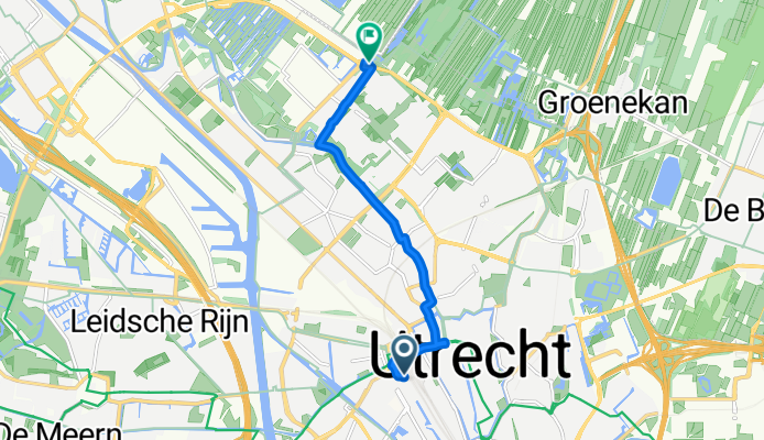 Route in Utrecht