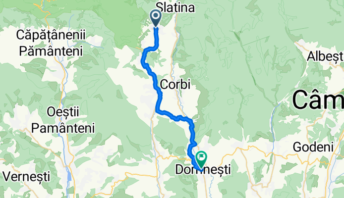 Route to Domnești