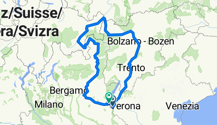 Lago di Garda Švica in nazaj