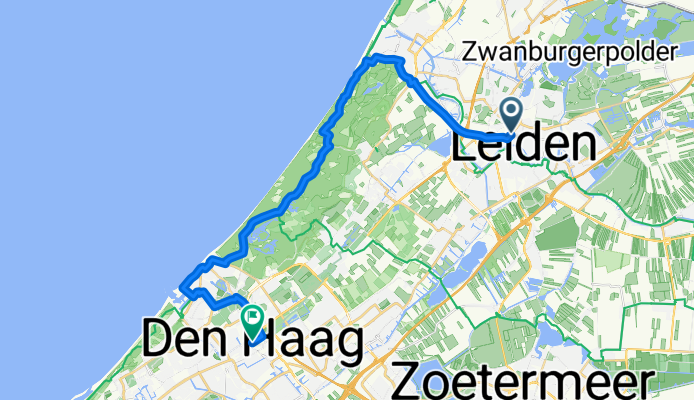 Leiden - Den Haag (via Scheveningen)