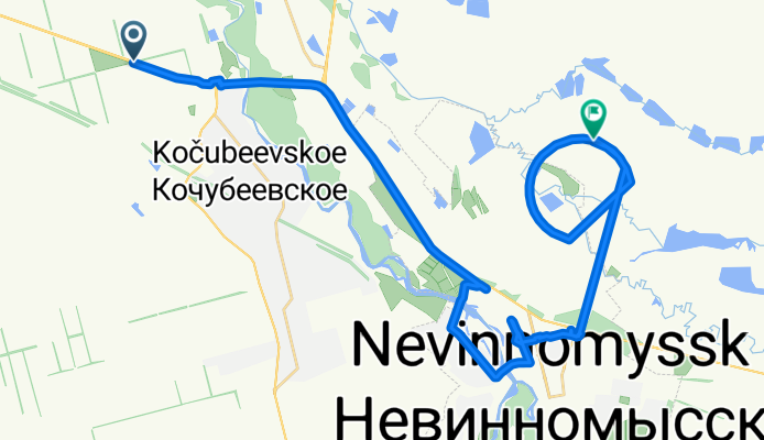 Кавказ, Kochubeyevsky District to Kochubeyevsky District