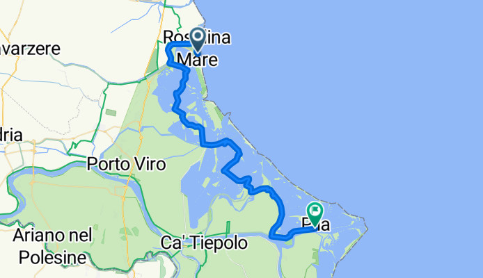 Rosolina Mare, Rosolina a Via Curtatone, Porto Tolle