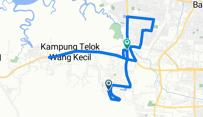 Jalan Semarak 1/3, Sungai Petani to Jalan Kampung Cerok Kelubi 1, Sungai Petani