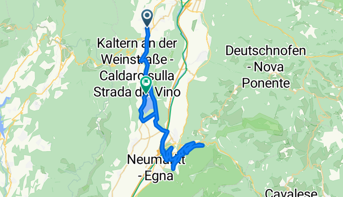 From Appiano sulla Strada del Vino to Caldaro sulla Strada del Vino