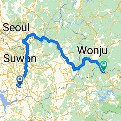 두릉리, 평택시에서 구학리, 원주시까지