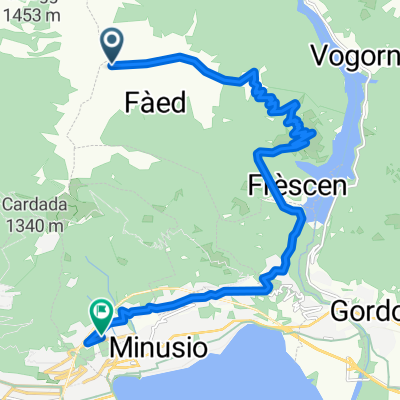 Passo del Lupo, Mergoscia nach Via Caselle, Orselina