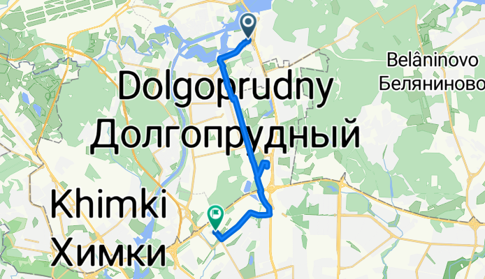 Старое Дмитровское шоссе, Долгопрудный до Ижорская улица, Москва