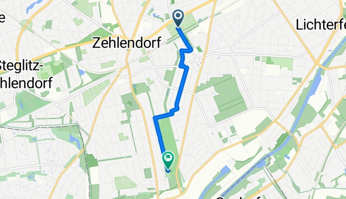 Mörchinger Straße, Berlin nach Am Rehwechsel, Berlin