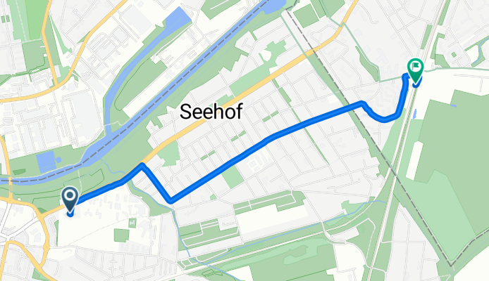 Lichterfelder Allee, Teltow nach Steglitz-Zehlendorf, Berlin