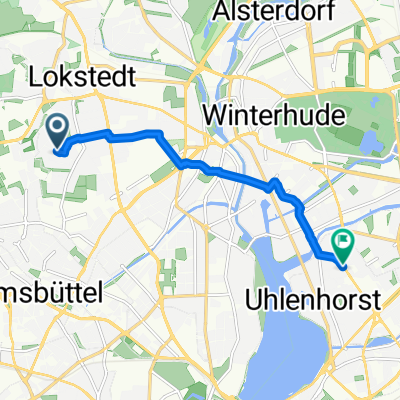 Emil-Andresen-Straße nach Winterhuder Weg 74A