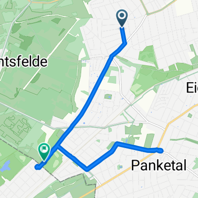 Schönerlinder Straße nach Hörstenweg 104A