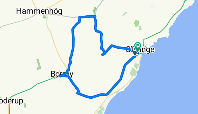 Borrbyvägen, Skillinge to Borrbyvägen, Skillinge