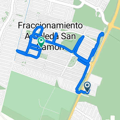 Carretera Medellin-Tejar, Medellín a Calle Playa de Palisandro, Fraccionamiento Arboledas San Ramón