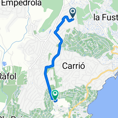 Urb. Gran  Sol, Calpe naar Calpe