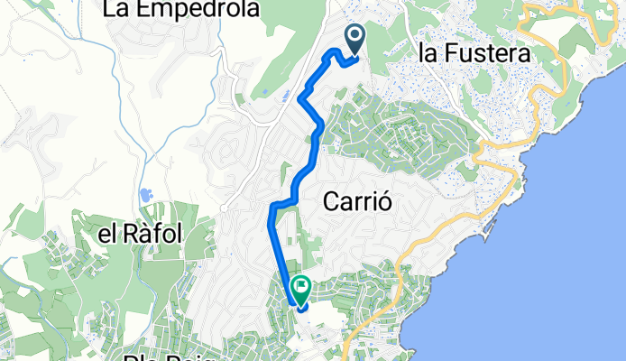 Urb. Gran  Sol, Calpe naar Calpe