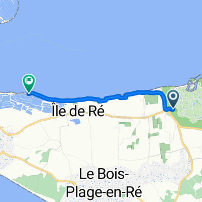 Rue de la Porte des Campani, Saint-Martin-de-Ré to La Couarde-sur-Mer