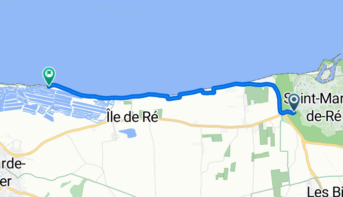 Rue de la Porte des Campani, Saint-Martin-de-Ré to La Couarde-sur-Mer