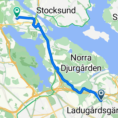 Erik Dahlbergsgatan, Stockholm to Kungshamravägen, Solna