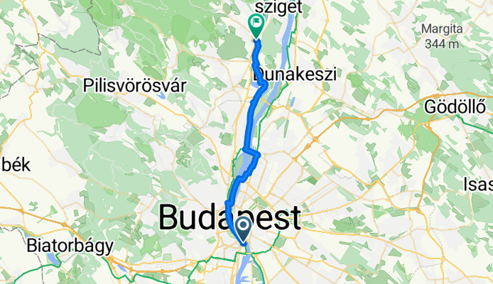 Irinyi József utca, Budapest - Dumtsa Jenő utca, Szentendre