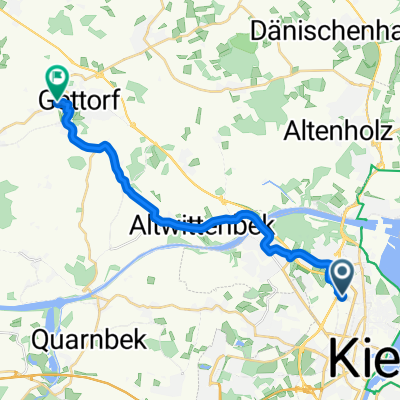 Neufeldtstraße, Kiel nach Hasselrott, Gettorf