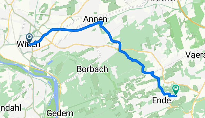 Steinstraße nach Kirchender Dorfweg