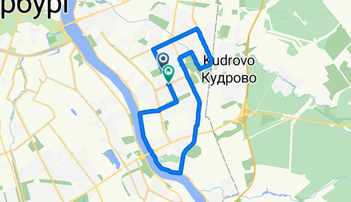 От Искровский проспект до Искровский проспект 22А
