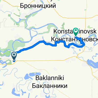 От Станичная улица до улица Комарова