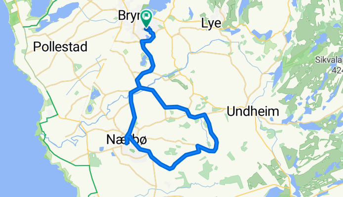 Bryne - Risa - Nærbø - Bryne