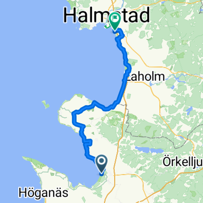 Von Ängelholm bis Halmstad