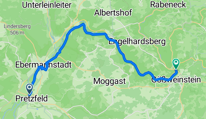 Von Pretzfeld bis Gößweinstein