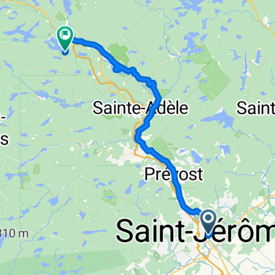 Rue Parent, Saint-Jérôme à Rue St-Venant, Ste-Agathe-des-Monts