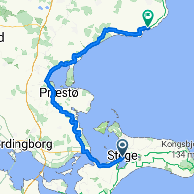 Baltic Way 9 Storegade, Stege to Rødvigvej, Rødvig Stevns