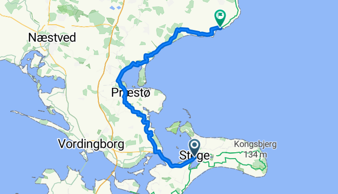 Baltic Way 9 Storegade, Stege to Rødvigvej, Rødvig Stevns